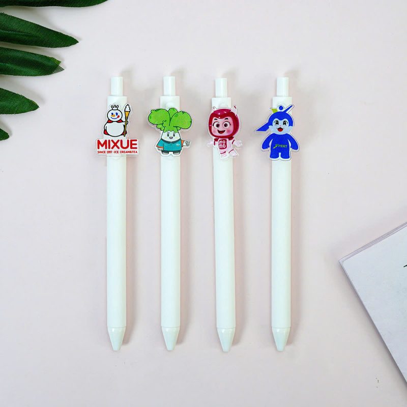 Bút Mực Gel Gắn Charm Mica Làm Quà Tặng BP3177